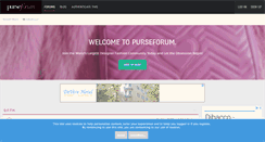 Desktop Screenshot of forum.purseblog.com